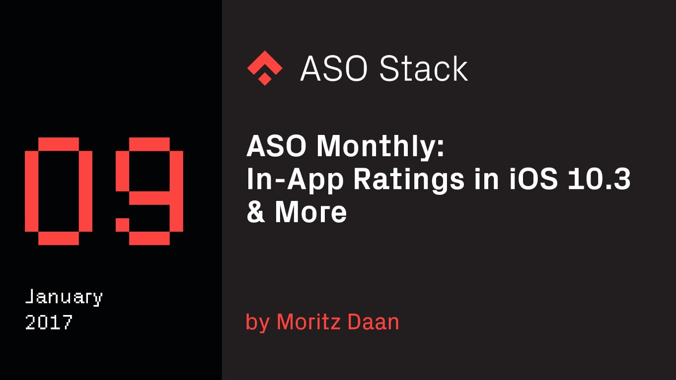 ASO Monthly #9: January 2017